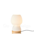北歐風格 日式 簡約 台燈 書房燈 奶白玻璃 綾羅 實木 桌燈- C款
