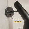 北歐 極簡 設計師的燈款 走道燈 金屬 AJ 壁燈 附開關-黑色_4