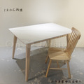 北歐 極簡 餐廳桌 書桌 耐高溫 凱恩 大理石紋面 岩板 實木腳 餐桌 -四種尺寸_7