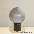 丹麥設計 歐式 酒店 奢華風 設計師的燈款 台燈 玻璃 衛星 大理石 桌燈 -煙燻_2