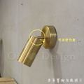丹麥設計 北歐 走道燈 金屬 可調整角度 鍍金 鐵 小黃銅 壁燈_5