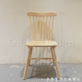 特價-北歐極簡 設計款 小清新風格 無扶手餐椅 餐廳椅 stick chair 溫莎 線條椅 原木色_5