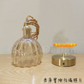 Loft 復古酒吧 工業 手工 吹製玻璃 復古玻璃 風鈴 玻璃吊燈-琥珀_8