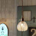 Loft 復古酒吧 工業 手工 吹製玻璃 復古玻璃 風鈴 玻璃吊燈-琥珀_1