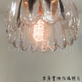 Loft 復古酒吧 工業 手工 吹製玻璃 復古玻璃 風鈴 玻璃吊燈-透明_5