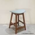 北歐 簡約 風格 LOFT 風格家具 餐廳桌 軟墊 實木 中島 微笑凳-湖水藍_3