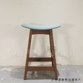 北歐 簡約 風格 LOFT 風格家具 餐廳桌 軟墊 實木 中島 微笑凳-湖水藍_2