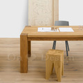 北歐 極簡 全實木 走廊凳 牙齒凳 牙凳 -原木色_4
