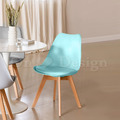 北歐風格 經典款式咖啡廳 餐廳 餐椅 DSW 腳架式 實木腳椅 - 藍_1