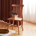 特價-北歐極簡 設計款 小清新風格 無扶手餐椅 餐廳椅 stick chair 溫莎 線條椅 胡桃色_3