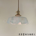 Loft 復古酒吧 工業 手工 吹製玻璃 復古玻璃 石榴裙 玻璃 吊燈-藍色_7
