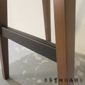 北歐 小清新 簡約 風格 LOFT 風格家具 咖啡廳 艾朗 實木 靠背 吧台椅-椅面黑_4