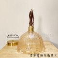 Loft 復古酒吧 工業 手工 吹製玻璃 復古玻璃 胡桃木柄 毛玻 花蕊 吊燈_7