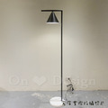丹麥設計 歐式 酒店 奢華風 設計師的燈款 立燈 三角黑色 大理石 落地燈_3
