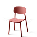 LOFT 法式 復古 北歐風 簡約 戶外椅 酒吧 咖啡廳 餐廳 可堆疊 堪斯 餐椅 -紅