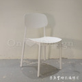 LOFT 法式 復古 北歐風 簡約 戶外椅 酒吧 咖啡廳 餐廳 可堆疊 堪斯 餐椅 -白_3