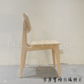 北歐 小清新 簡約 實木 餐椅 餐廳椅 經典款式 和風 日式 餐椅 -洗白木色_6