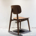 北歐 小清新 簡約 實木 餐椅 餐廳椅 經典款式 和風 日式 餐椅 -胡桃色_9