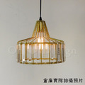美式 奢華風 設計師燈款 走道燈 金屬 鐵塔水晶 吊燈 -金色_4
