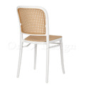北歐 簡約 可堆疊 戶外椅 戶外餐椅 餐廳椅 麥德 仿藤可堆疊 塑料椅-白_3