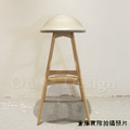 丹麥設計師 BUCK STOOL 實木 吧台椅 艾瑞克 ERIC 高 吧椅 灰/原木色_2