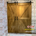 LOFT 工業家具 台灣手工訂製 手工家具 台灣製造 實木門 穀倉門 訂製 E款_6