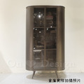Vintage LOFT 法式 工業風 復古 鐵件 古銅色 金曼 玻璃 收納 展示 高櫃_2