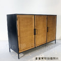 北歐 極簡 客廳 日式風格家具 藤面 藤本 收納 餐邊櫃 -120 CM (含運)_7