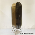 Vintage LOFT 法式 工業風 復古 鐵件 古銅色 金拱門 玻璃 收納 展示櫃_4