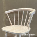 北歐 設計款 小清新風格 無扶手餐椅 餐廳椅 104 圓背溫莎椅 實木 洗白木色_6