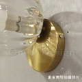 丹麥設計 北歐 走道燈 金屬 鍍金 鐵 玻璃 回歸 直紋 透明壁燈-15CM_6