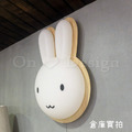 北歐 兒童房 房間 多彩超薄 兔兔 調光 變光 LED 吸頂燈 (附遙控) -原木色_5