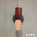 丹麥設計 北歐 走道燈 金屬 莫蘭迪 雙色繆斯 壁燈 -粉/紅_5