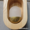 北歐 日式 床頭燈 實木 玻璃 走道燈 木 三月 壁燈_7