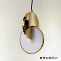 Loft 北歐 設計師的燈款 餐廳燈 走道燈 LED 光行環 吊燈 金色_5