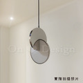 Loft 北歐 設計師的燈款 餐廳燈 走道燈 LED 光行環 吊燈 銀色_3
