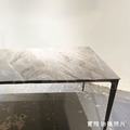 北歐 極簡 餐廳桌 書桌 耐高溫 懷特 義大利灰紋 岩板 鋁合金腳 餐桌 三種尺寸_5