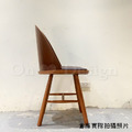 日式 極簡 設計款 曲木板 實木 餐椅 餐廳椅 咖啡廳椅 辛尼斯 胡桃 軟墊餐椅_7