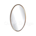 LUXURY 美式 奢華風 LOFT 浴室鏡 化妝鏡 玄關鏡 金革 橢圓 掛鏡