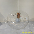 復古酒吧 玻璃 美式 風格 餐廳聽 復古 玻璃燈罩 蘿浮 玻璃 吊燈-透明_5