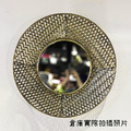 LUXURY 美式 奢華風 LOFT 浴室鏡 化妝鏡 玄關鏡 雕花 蒲纹 銅鼎圓鏡_2
