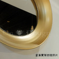 LUXURY 美式 奢華風 LOFT 浴室鏡 化妝鏡 玄關鏡 銅鼎 圓鏡 掛鏡_8