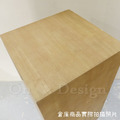北歐 極簡 原木 方形 走廊凳 兩件式 高凳 木墩 展示架 -原木色_5