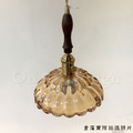 Loft 復古酒吧 工業 手工 吹製玻璃 復古玻璃 胡桃木柄 雪坊 玻璃吊燈_6