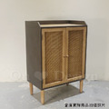 北歐 極簡 客廳 日式風格家具 藤面 布萊格 矮櫃 邊櫃 餐邊櫃_4