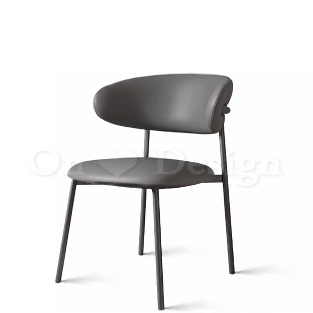 LOFT 法式 復古 工業風 鐵 酒吧 咖啡廳 餐廳 餐椅 航特 餐椅 -灰皮