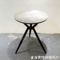 北歐 極簡 洽談桌 書桌 雙人位 艾塔 義大利灰岩 三角 餐桌-60CM_4