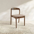 經典 餐廳 芬蘭極簡風 可堆疊 埃斯特 實木 餐椅 -胡桃木/咖啡_2