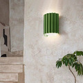 丹麥設計 北歐風 走道燈 床頭燈 樹脂 那亞 壁燈-綠_1