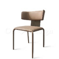 LOFT 法式 現代 極簡 鐵 咖啡廳 皮革 凱亞 咖啡皮 餐椅